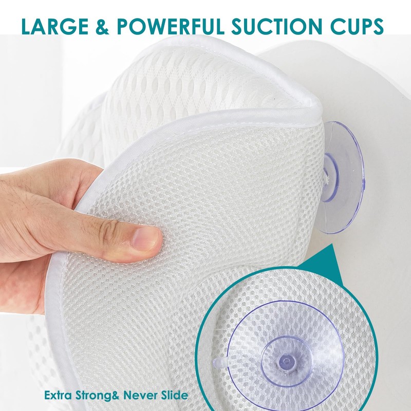 Bath Pillow Bathtub Pillow Luxury Bath Pillows for Tub Neck