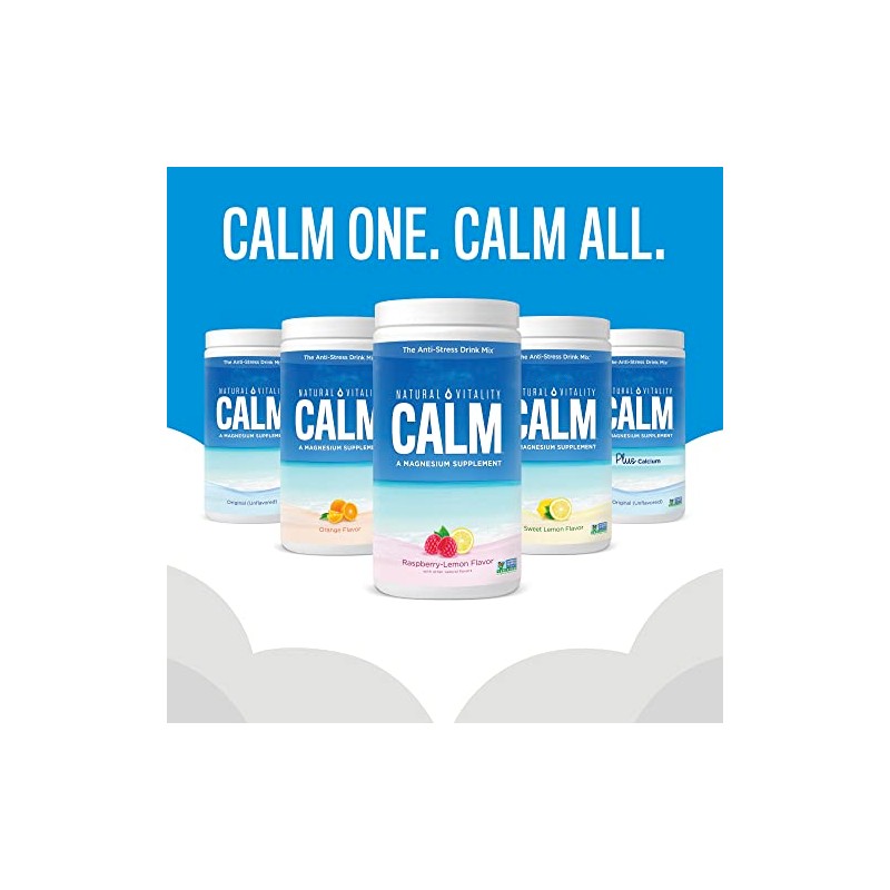 Natural Vitality Natural Calm Packets Diet Supplement, Raspberry Lemon, 30