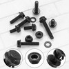 400 Piece M5 Screws Set, Flange Screws Nuts Set, Hex