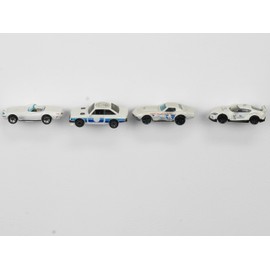 QuirkWorks 3D Wall Display Compatible with Hot Wheels and other 1/64 Scale Cars | Floating Car Wall Mount for Hot Wheels, Matchbox and other 1/64 Scale Cars | Set of 20 (Style 2)