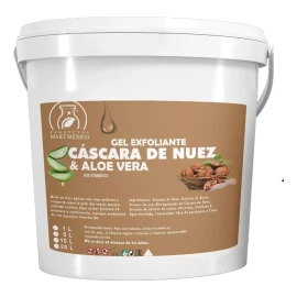 Productos Mart Mexico  Gel Exfoliante De Cascara De Nuez Y Aloe Vera 10 Kilos