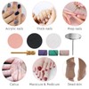 alwaiiz Replacement Nail Cutter Attachments, 75 Pieces Sanding Caps Nail