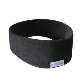 SleepPhones - Auriculares inalámbricos para dormir por AcousticSheep V8 | Batería de 24 horas | Auriculares Bluetooth originales y más cómodos para dormir (forro polar mediano negro medianoche)