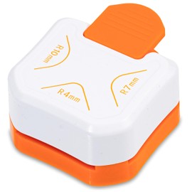Corner Punch, Corner Rounder, 3-in-1 for Radius 4, 7 and 10 mm, for Crafts and Designing with Paper, for High-Quality Cards, Certificates, Documents and Scrapbooking