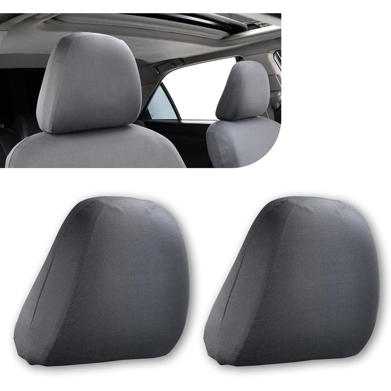 2 piezas Fundas protectoras para apoyacabezas de asiento de coche,