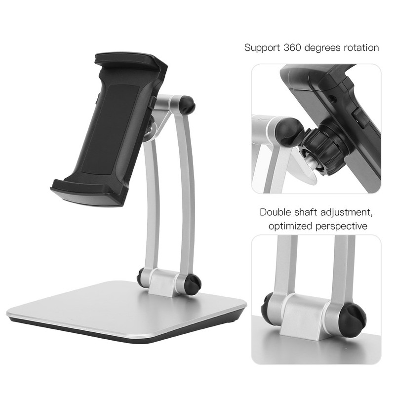 Tablet Computer Bracket Base Foldable Adjustable Portable Universal Rotatable Phone