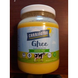 Carrington Farms Grass-FED Ghee 54oz (1.6 L)  Clarified Butter