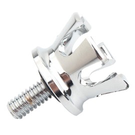 zalati 1/4" Silver Crown Seat Screws Knurled Nuts Replacement Fits Harley Major Models