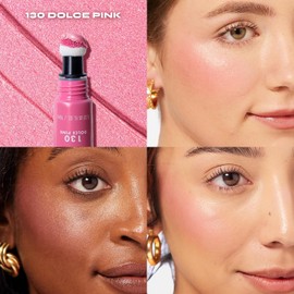 Milani Rubor e Iluminador Liquido Cheek Kiss Blush And Glow 130 Dolce Pink