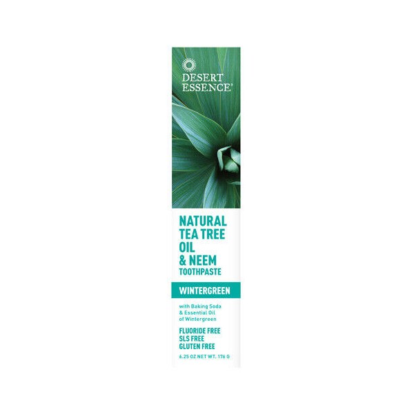 Tea Tree Oil & Neem Toothpaste Wintergreen 6.25 OZ