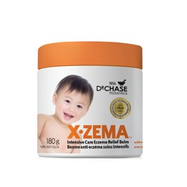 Dr. Chase Pediatrics X-Zema Balm, Intensive Care Eczema Relief Balm, Moisturizing Body Cream, Ceramides,Unscented, Paraben Free, Collodial Oatmeal 180ml