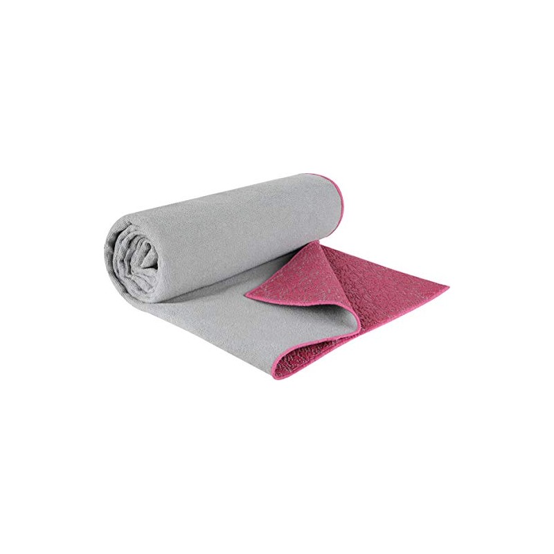 V3tec Sport 2000 Eco Yoga Towel Grey Melange Berry