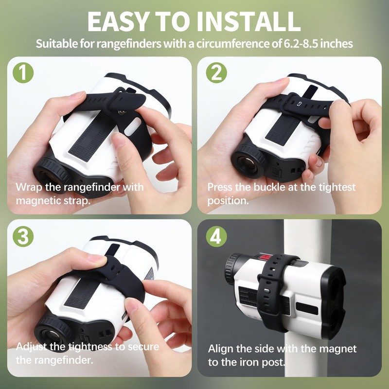 ROWFEN Rangefinder Magnetic Strap for Golf - Adjustable Range Finder