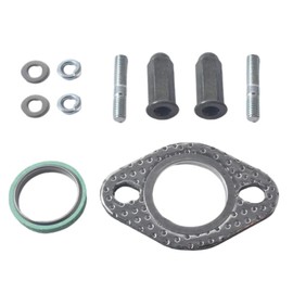 1 Set Exhaust Bolt, Stud, Nut, Washer & Gasket Kit for GY6 GMB139 50cc-150cc Engine, Compatible with Scooters, ATVs, Go-Karts, Mopeds, and Quad Engines.
