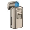 Visol Boulder Butane Torch Quad Flame Refillable Gas Lighter, Built