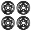 Unbranded Glossy Black Wheel Skins For 2003-2024 Chevy Express 2500