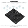 BT308 35 Keys Numeric Keypad Rechargeable Wireless Ultra Thin Keyboard