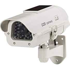 Cop Security 15-CDM14 Dummy Solar Powered Camera with LED Light (Beige)