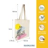 SKAPADORO, Canvas Zip Tote - 100% Cotton, Ecofriendly Printed Tote