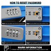 BKNOOU Portable Safe with Removable Chain, Anti-Theft Beach Safe Box,
