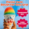 Concession Essentials Paper Snow Cone Cups, 6 oz, Wax Coated,