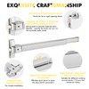 YUCHENGTECH Door Push Bar Panic Exit Device 31.5IN Panic Bars