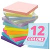 Sticky Notes, 12 Pads, 3x3 inches, Colorful Self-Stick Note Pads,