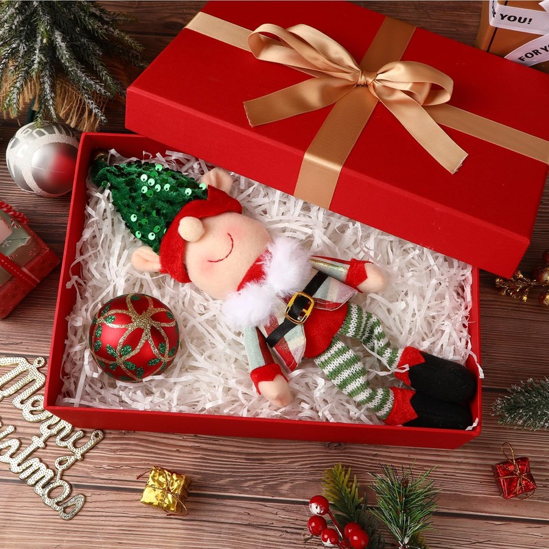 MARFOREVER 200g/7oz Crinkle Shredded Paper Filler for Gift Baskets, White