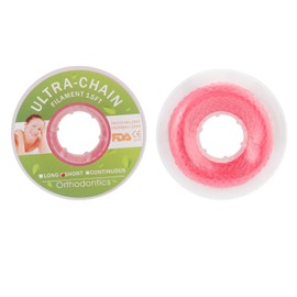 AnhuaDental - Tirantes de ortodoncia coloridos cadenas de goma, cadenas dentales de goma para corchetes y cadenas de poder para tratamiento ortodóntico, 1 (morado oscuro)., Open