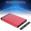 Mobile Hard Disk Enclosure USB3.0 Portable Aluminum Alloy for 2.5in
