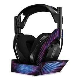 MightySkins Carbon Fiber Skin Compatible with Astro A50 Wireless Headphones + Base Station (Gen 4) - Nebula | Protective, Durable Textured Carbon Fiber Finish | Easy to Apply | Made in The USA