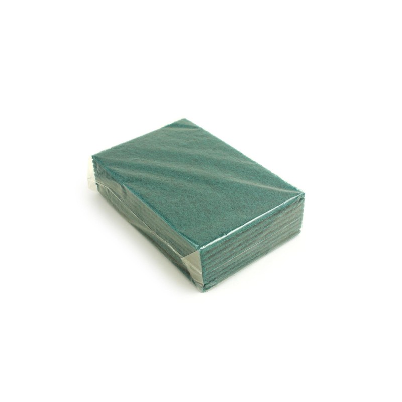 Economy Scourer Flat 150x115mm Green (Pack of 10) SP120