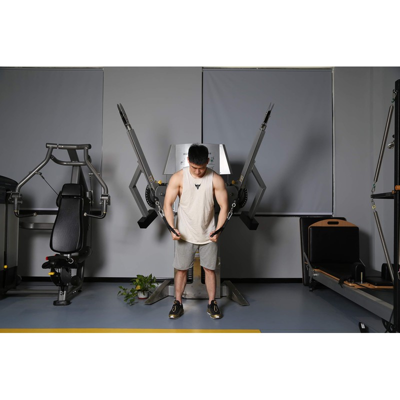 KYLIN SPORT Upgraded Cable Machine Attachments Resistance Bands Handles Grips