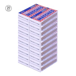 Spark Large Matches – 20 Packs, 5,000 Total Strike-on-Box Matches for Fireplace, Camping, Survival, BBQ | Wholesale Bulk Lot