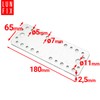 Flat Connector Perforated Plate Steel Connector Perforated Sheet Galvanised Indoor
