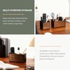 muso wood Wooden Pen Holder for Desk, Artisan Walnut &