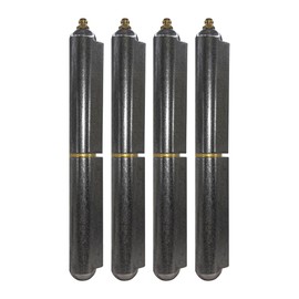 7” Inch Weldable Bullet Hinge – Heavy Duty Barrel Hinges – Weld On Gate Hinges – Weldable Door Hinges – Weld BBQ Smoker Hinge – 7.39" Inch x .98" Inch – Heavy Duty Steel Teardrop Body Pin Grease Zerk