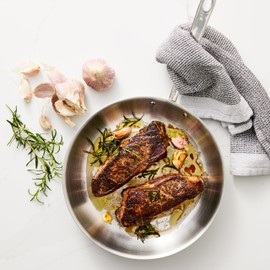 Martha Stewart Martha 10" Triply Stainless Steel Saute Fry Pan