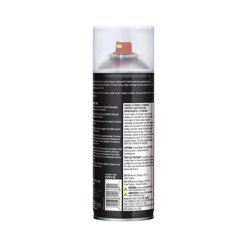 U-POL Acrylic Lacquer, Fast-Drying, All-Purpose Vehicle Touchup Paint With Gloss