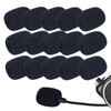 Headset Microphone Covers Foam, Lapel Headset Microphone Windscreen Sponge Foam
