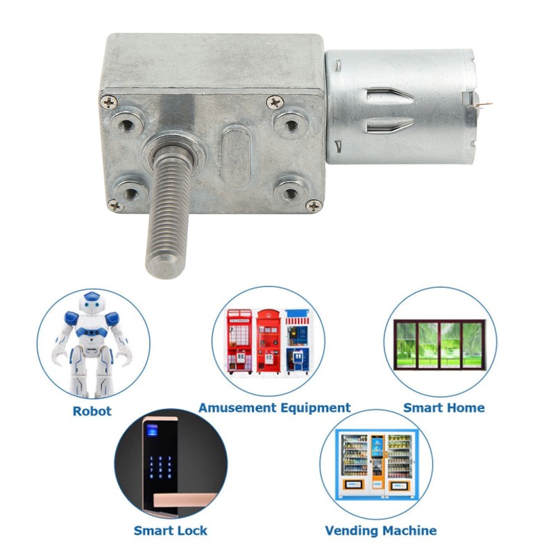 DC12V Speed Reduction Motor 4632‑370 High Accuracy Worm Gear Motor