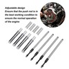 24PCS Adjustable Pushrods Cover Kit 0928 0023 Chrome Push Rod