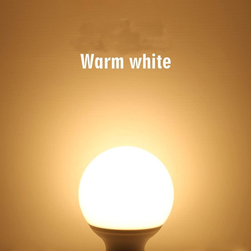 Lxcom Lighting G95 LED Bulbs 9W Globe Vanity Light Bulbs