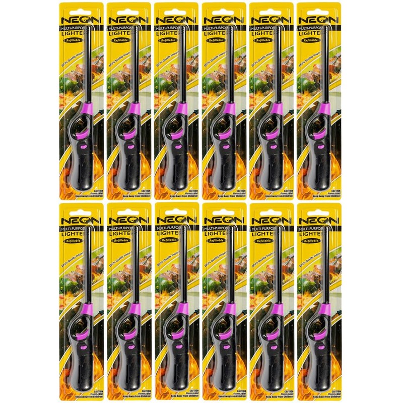Basic Grill Lighter w/600ml Butane Can Package (12)