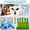 Jar Opener for Seniors& Weak Hands, 4-in-1 Non-Slip Bottle Opener