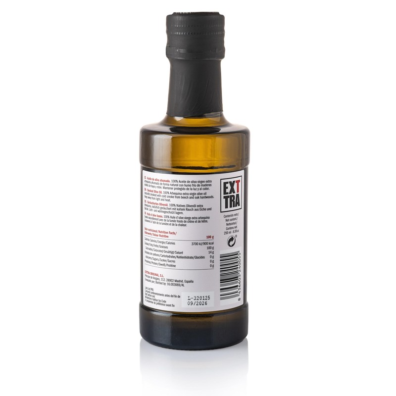 Exttra EXTTRA | Naturally smoked extra virgin olive oil made