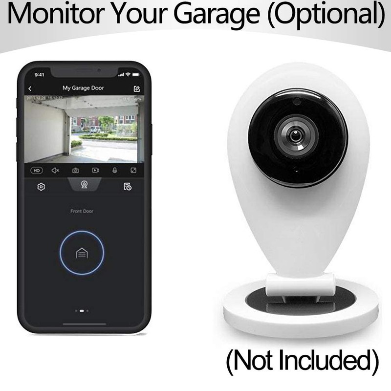 Smart Wi-Fi Garage Door Opener WiFi Wireless Garage Door Remote,