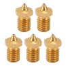 5pcs CHT V6 3D Printer Nozzle 3 Hole High Flow