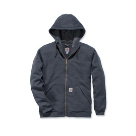 Carhartt mens Rd Rockland Sherpa Lined (Big & Tall) Hooded Sweatshirt, Carbon Heather, X-Large Tall US
