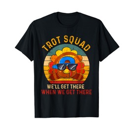 Turkey Trot Squad Funny Thanksgiving Running Costume Boy Men T-Shirt